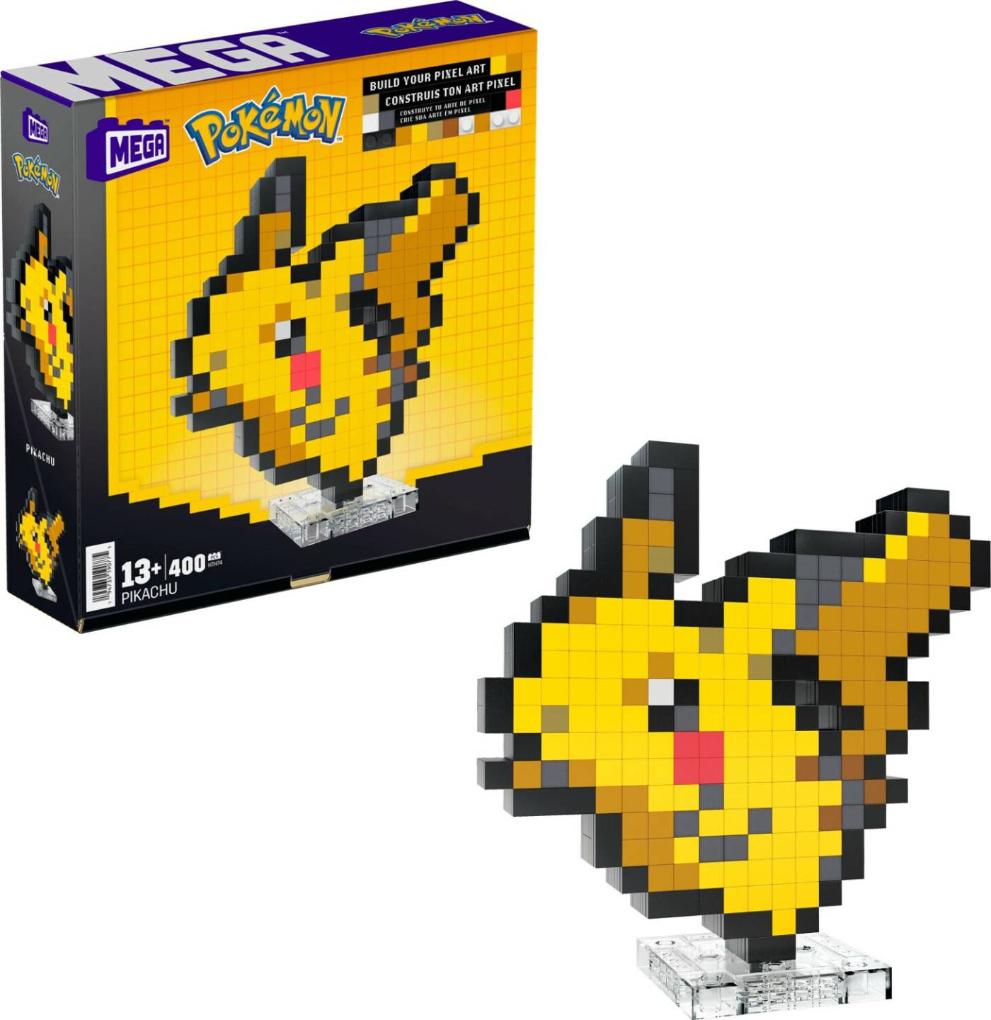 MEGA BLOKS Pokémon Pixel Art MEGA BLOKS Pokémon Pixel ArtPikachu (HTH74)