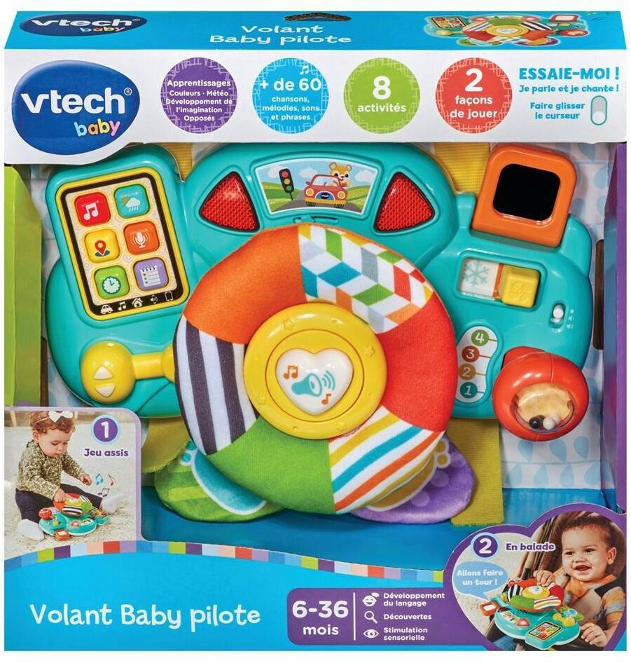 Vtech Volant baby pilote Jeux d'éveil