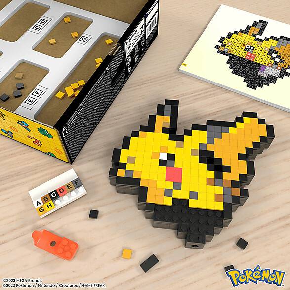 MEGA BLOKS Pokémon Pixel Art MEGA BLOKS Pokémon Pixel ArtPikachu (HTH74)