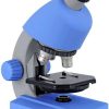 Jeux pour découvrir la nature Bresser JUNIOR Microscope 40x-640xbleu