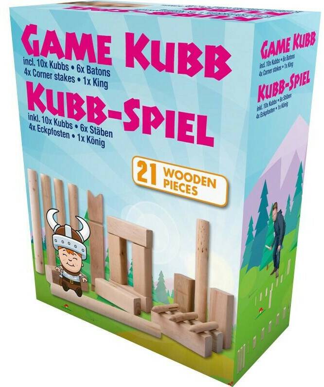 Eddy Toys Game Kubb Jouets à lancer